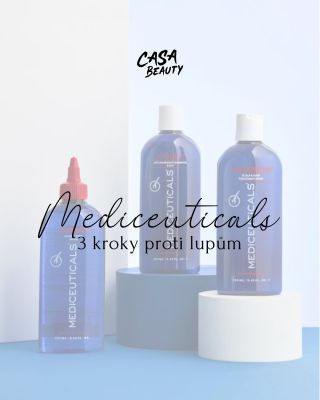 Už žádné lupy, jen čistá a zdravá pokožka hlavy💙 Léčebná sada Mediceuticals – 3 kroky, které opravdu fungují: 1. Hloubkové...